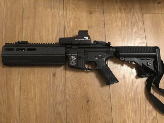 M4 10" handguard (airsoft) | 3d print model