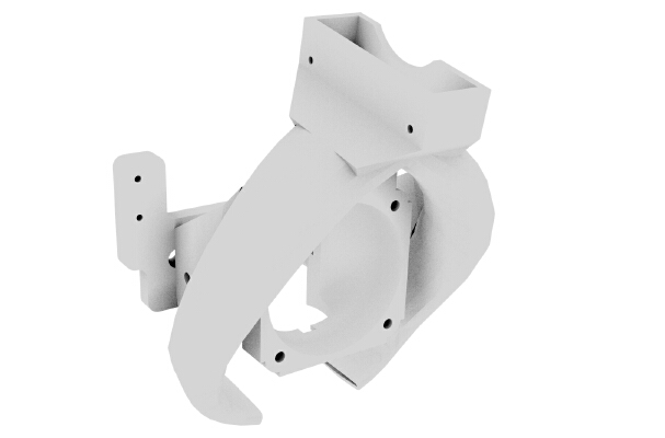 X5S FANG OEM fan duct assembly - easy & sturdy print | 3d print model