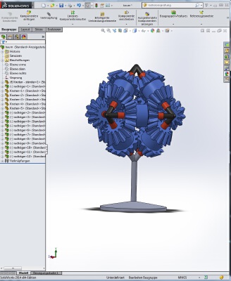 Zahnradbaum - Geartree | 3d print model