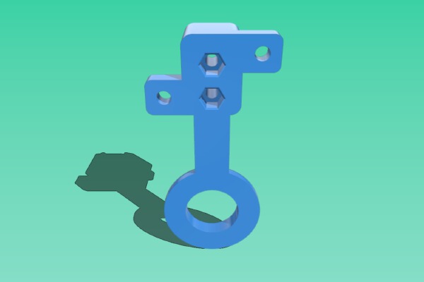 Leaf Switch Holder for Pinball Cabinet | 3d print model