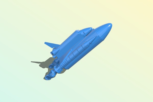 space shuttle | 3d print model