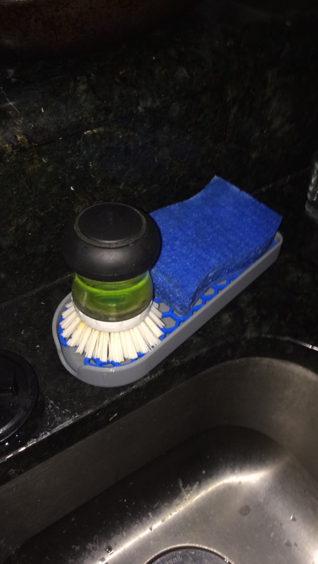 Brush and Sponge_Soap Dish