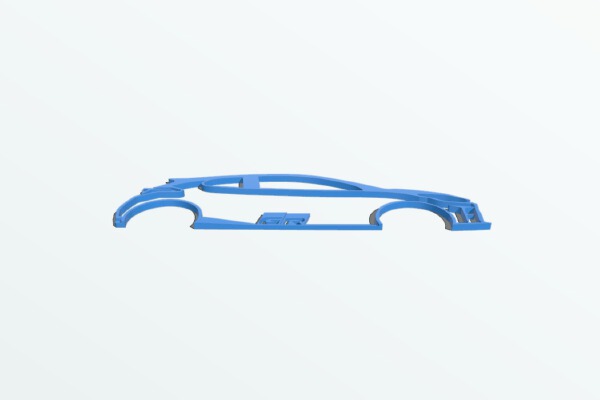 Toyota Yaris GR Silhouette | 3d print model