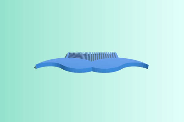 Movember comb | 3d print model