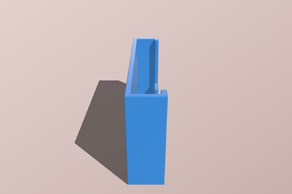 CD Slot Phone Holder for InFocus M210 | 3d print model
