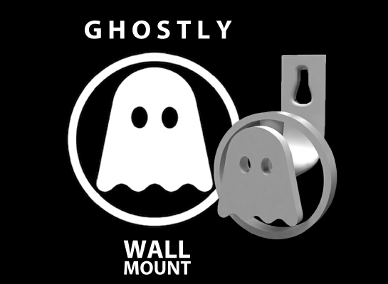 GHOSTLY vinyl-wallmount | 3d print model
