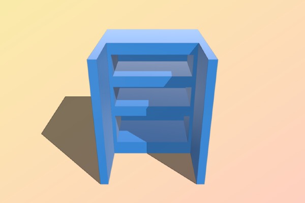 laser room's cupboard | 3d print model