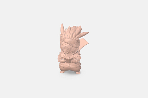 Pikachu X Kakashi (Pokemon) | 3d print model