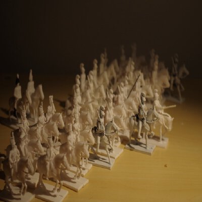 Napoleonics - Part 21 - Austrian Cuirassiers | 3d print model