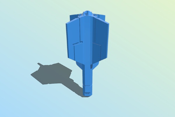 wing commander longbow bomber | 3d print model