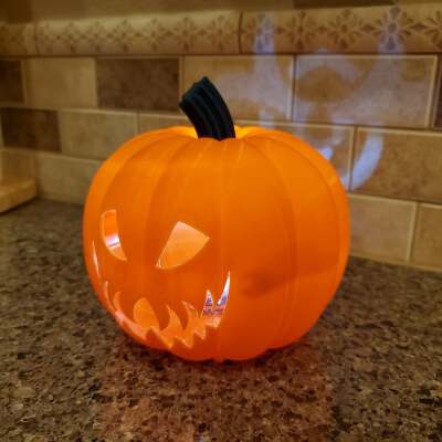 Jack O'Lantern with Snap On Faces 2020 Version | 3d print model