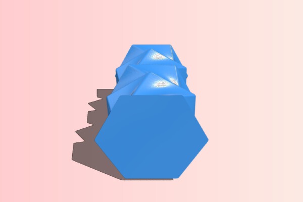 Hexagon vase | 3d print model