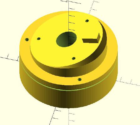 BURGcamBullet 304 adjustable rotatable camera mount | 3d print model