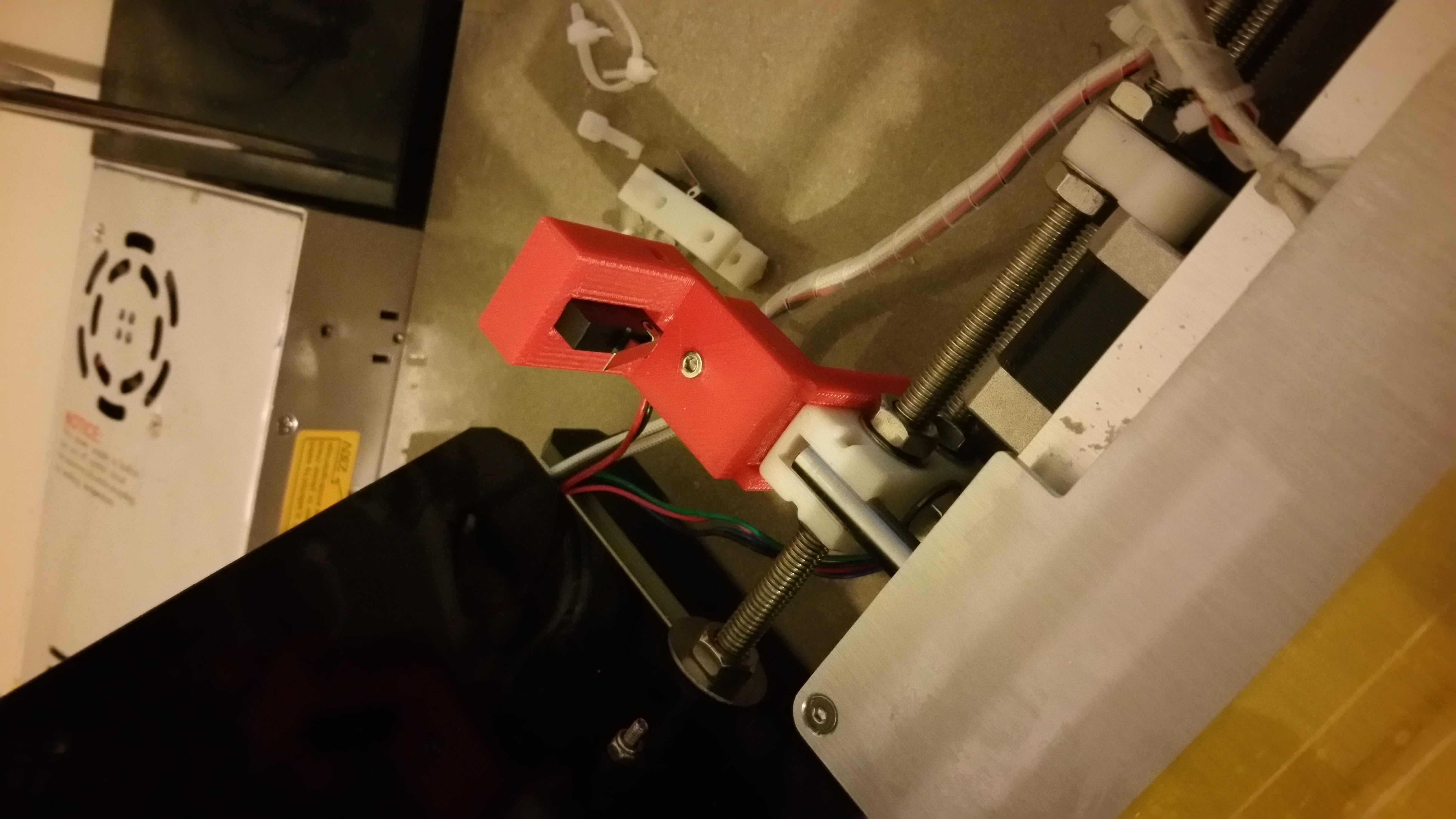 Prusa i3 Y Endstop Microswitch Mount
