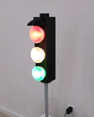 Giant LEGO look-alike traffic light | 3d print model