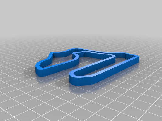 Race Tracks in South East US | 3d print model