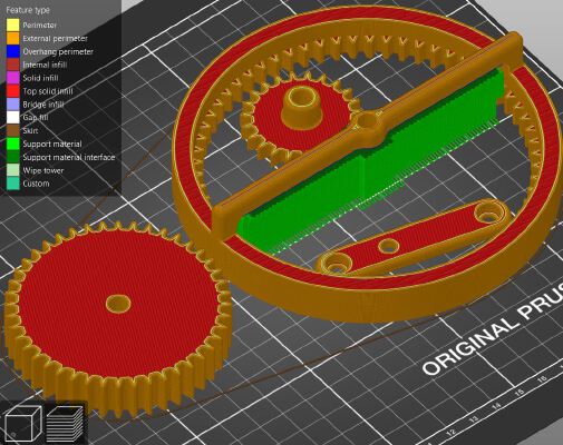 Hibbeler Problem 16-102 Planetary Gears | 3d print model
