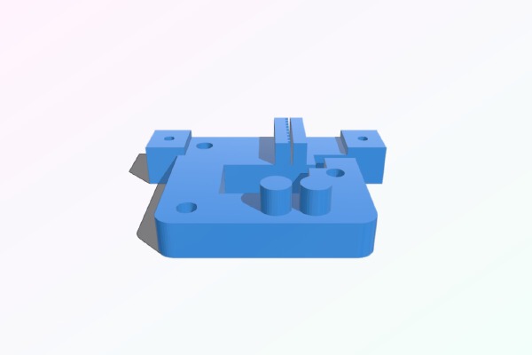 V-Wheel Delta Carriage (Magnetic Ball) | 3d print model