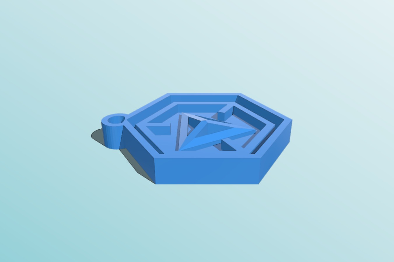 Ingress logo keychain