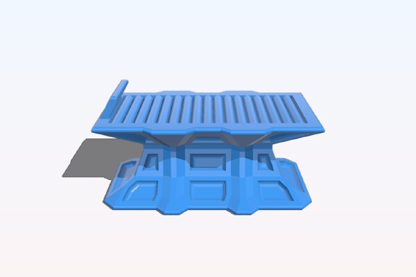 Medbed - Miniature Terrain | 3d print model