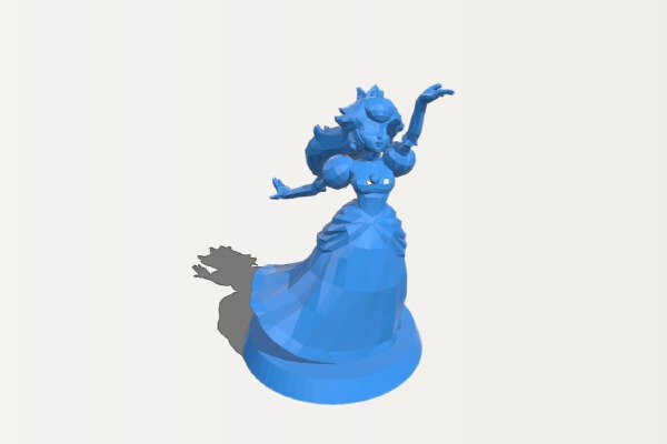 Super Smash Bros Brawl Peach trophy | 3d print model