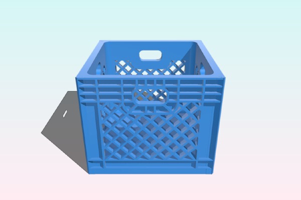 Scale Accessory - Milkcrate | 3d print model