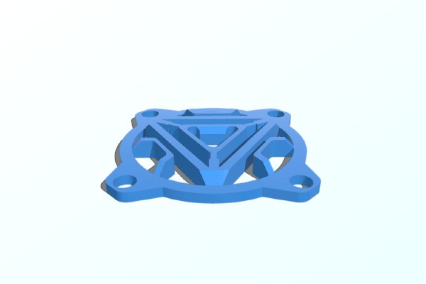 30mm Fan Grill - Iron Man Arc reactor | 3d print model