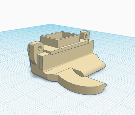 Fan Duct Geeetech A10 -Front and lateral for a 5015 fan | 3d print model