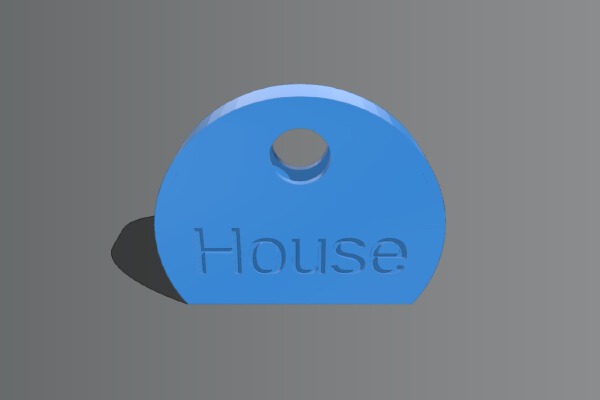 Customizable Key Cap (with doubled sided text) | 3d print model
