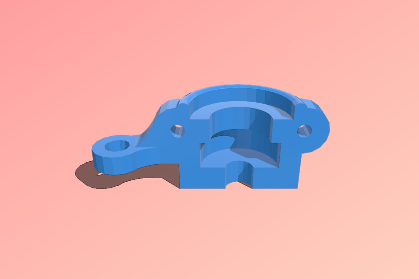 TAZ 3 _ 4 HEXAGON Hotend Mount