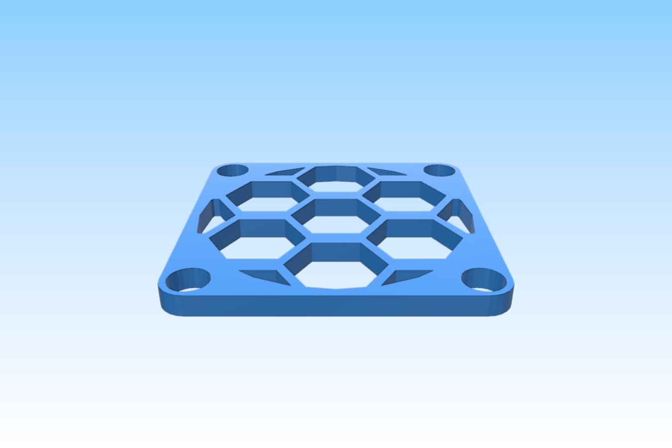 Prusa i3 30mm extruder fan grill