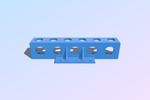 OSX10 _ SCX10 2S 2200mah Lower CG Battery Mount - Saddle Bags | 3d print model