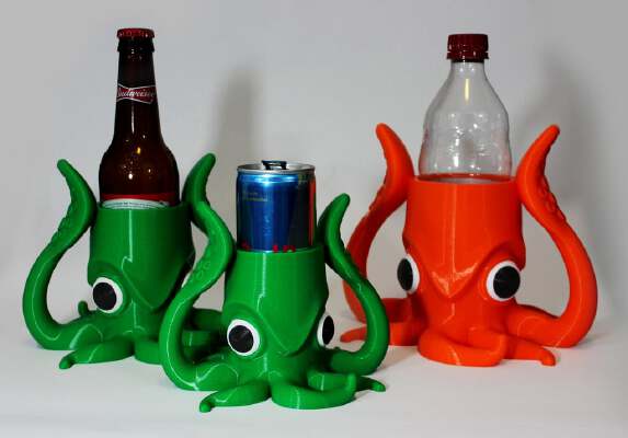 Squid Koozie | 3d print model