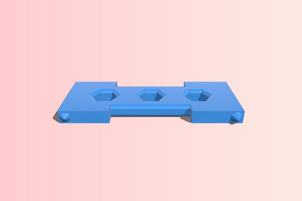 Battery Crash Casing for Warthox Quadcopter Frames | 3d print model