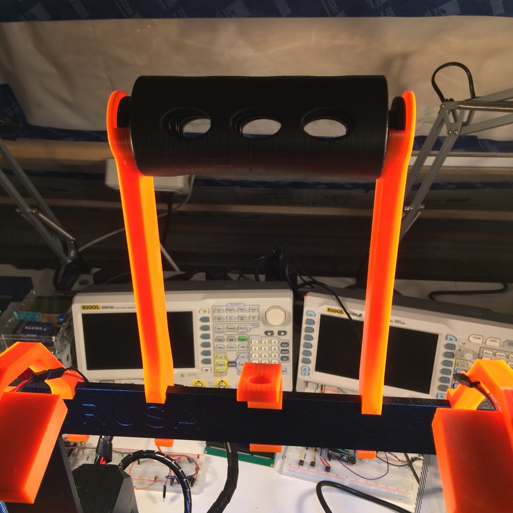 Prusa I3 MK2 Frame Holder Collection: 3. Short and long spool holders