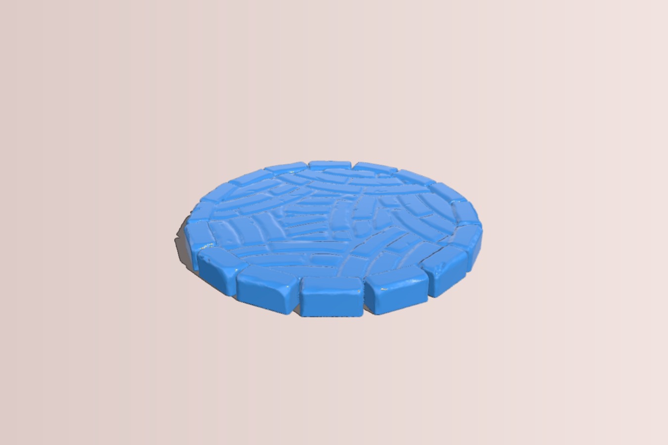 Tiled Stone Platform_ Base