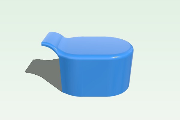 Hymer B544 1988 - Fiat Ducato 280 - Embellecedor del brazo del limpiaparabrisas - Wiper cap | 3d print model