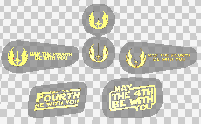 May The Fourth Be With You Remixes | 3d print model