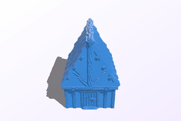 Lumberjack Cottage miniature | 3d print model