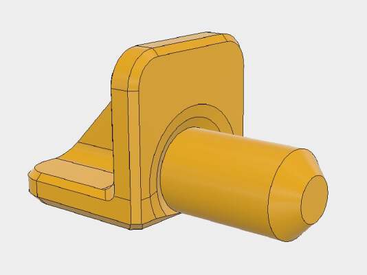 Strong Optimized Shelf Pin (IKEA) | 3d print model