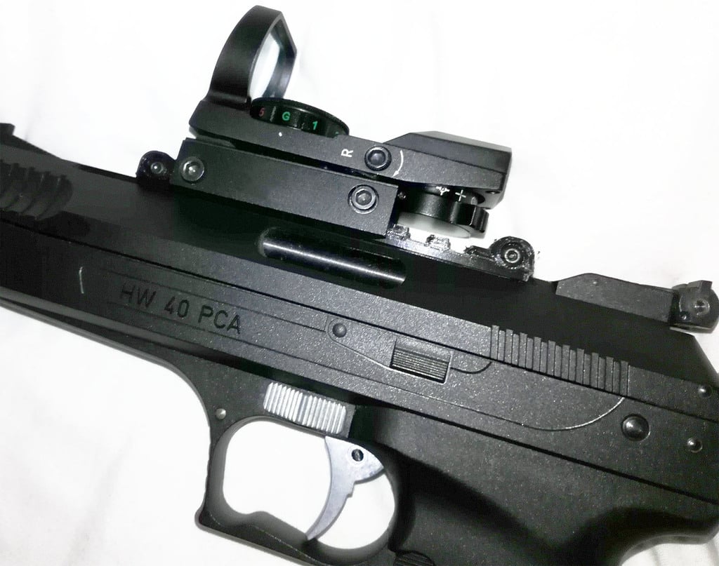 Dovetail to Picatinny Low profile adaptor.