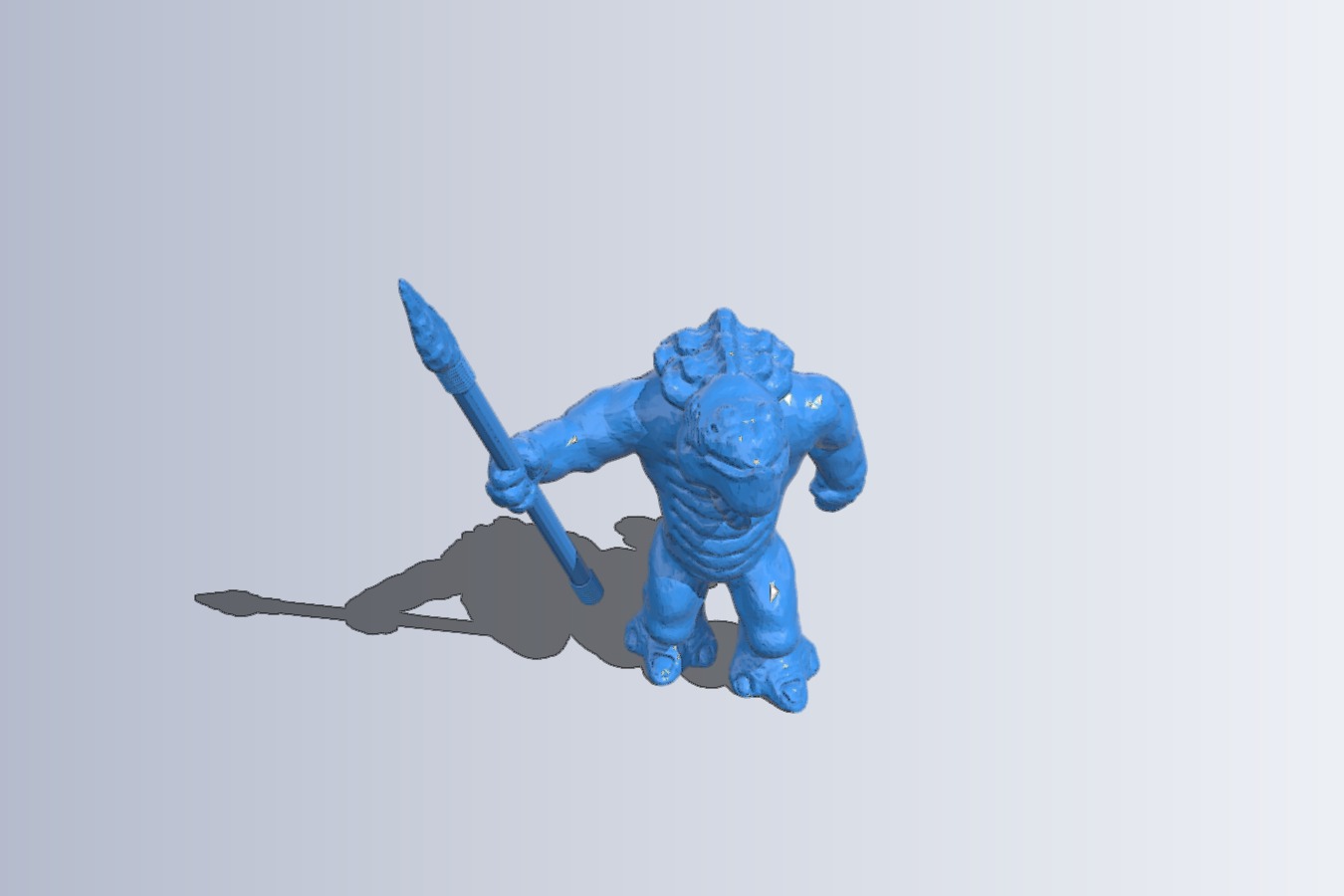 Skahl Tribal Warrior (28mm_32mm scale)