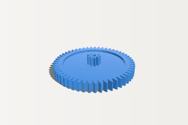 My Customized involute gear two rows of teeth - PowerWheel Ride on Toy | 3d print model