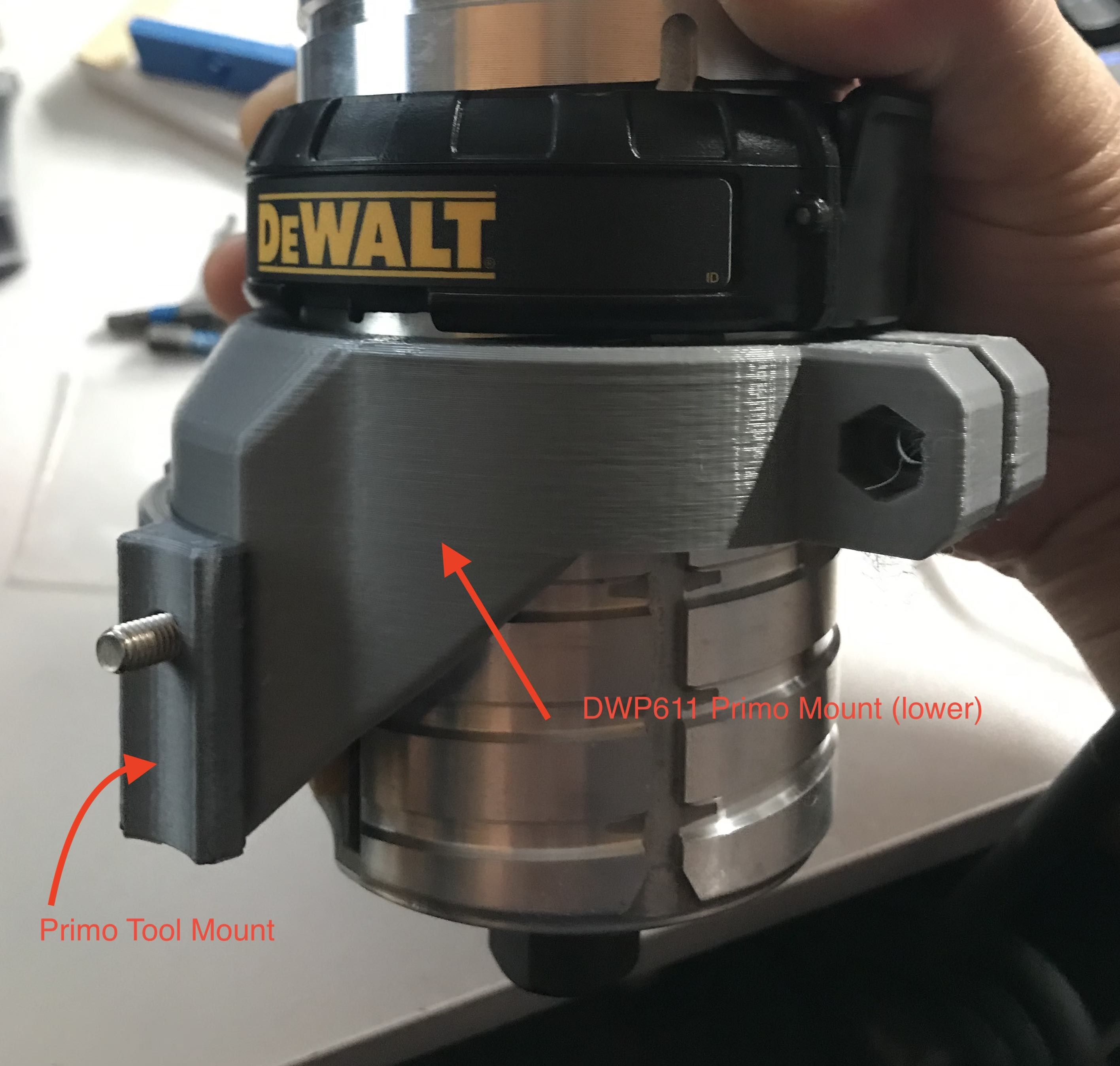 MPCNC Primo DWP611 Tool Mount