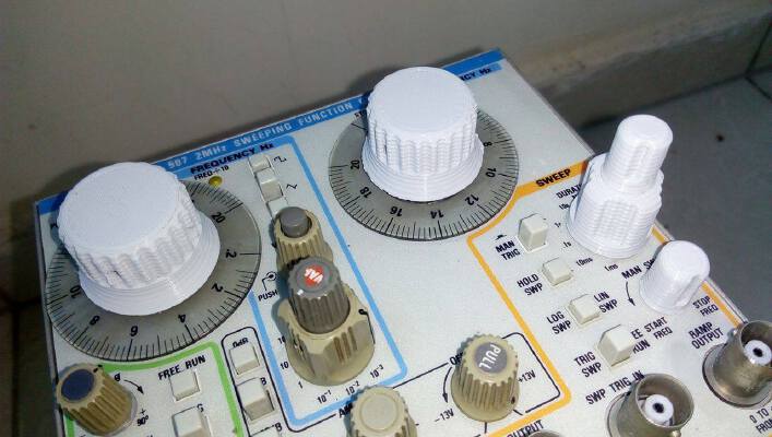 Tektronix knob collection | 3d print model