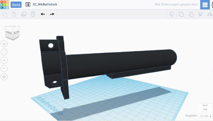 X7_M4Buttstock | 3d print model