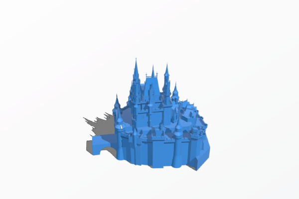 Disney castle | 3d print model
