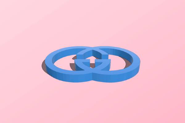 Gucci Logo | 3d print model