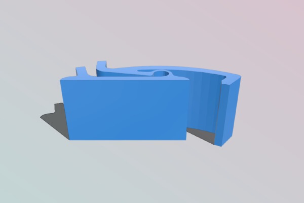 Toyota Tacoma rear window latch (2005+) | 3d print model