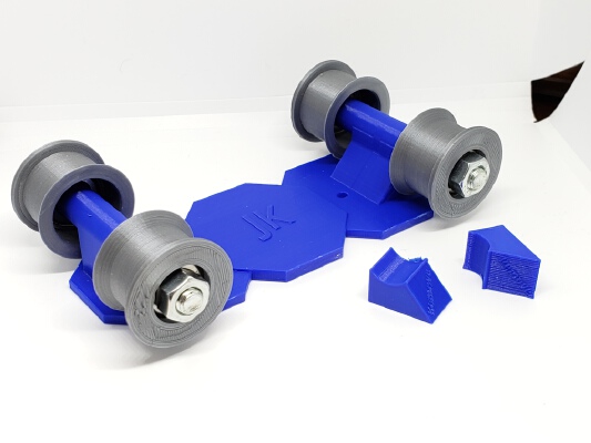 Universal Spool Holder (for Lack Enclosure or Desktop) | 3d print model